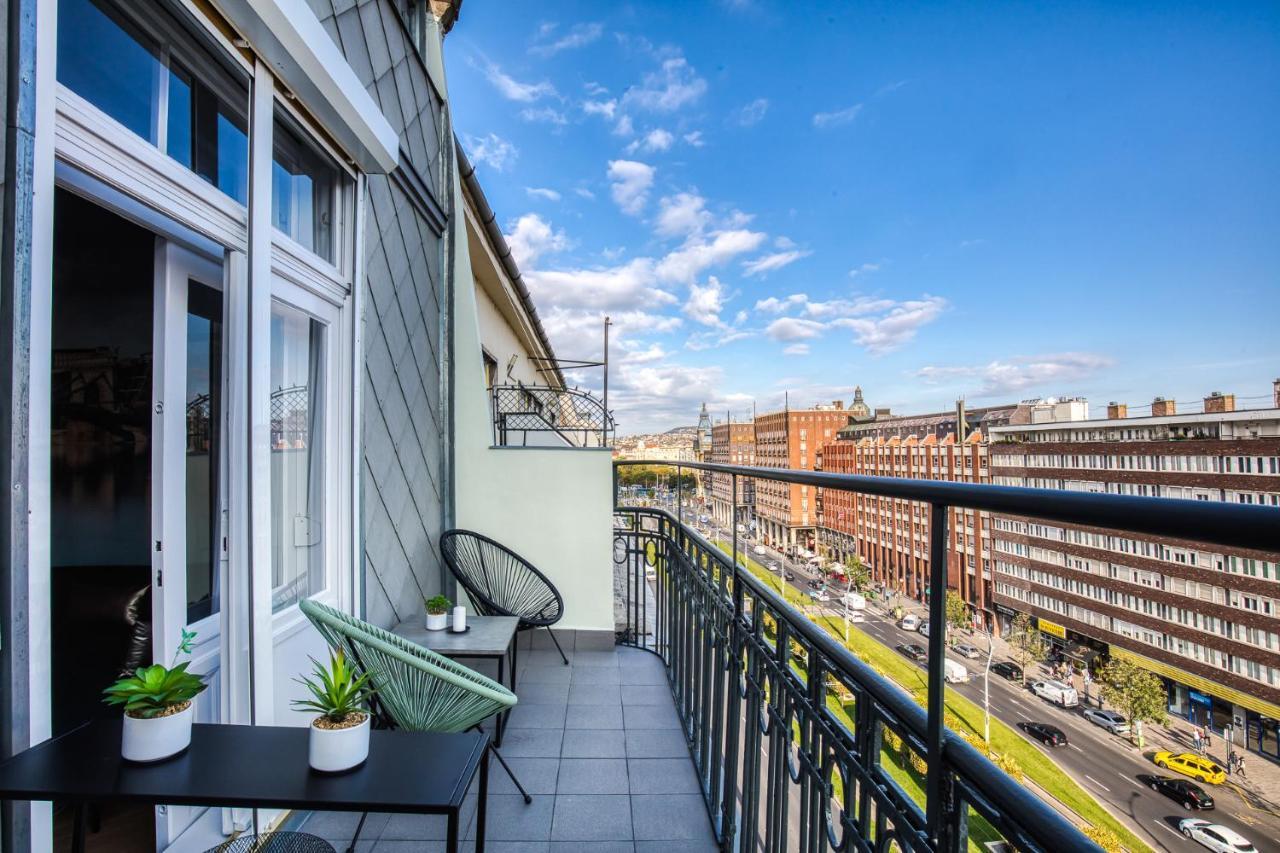 ブダペストPanoramic Smart Penthouse Central View Of Grand Synagogueアパートメント エクステリア 写真